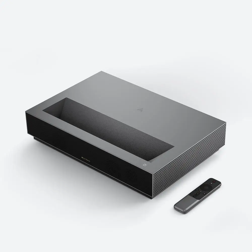 Черный Лазерный проектор Xiaomi Fengmi tv 4K cinema 150 дюймов 2,4G/5G Wifi домашний кинотеатр 2 Гб 64 Гб MIUI tv поддержка HDR10 Dobby DTS - Цвет: Черный