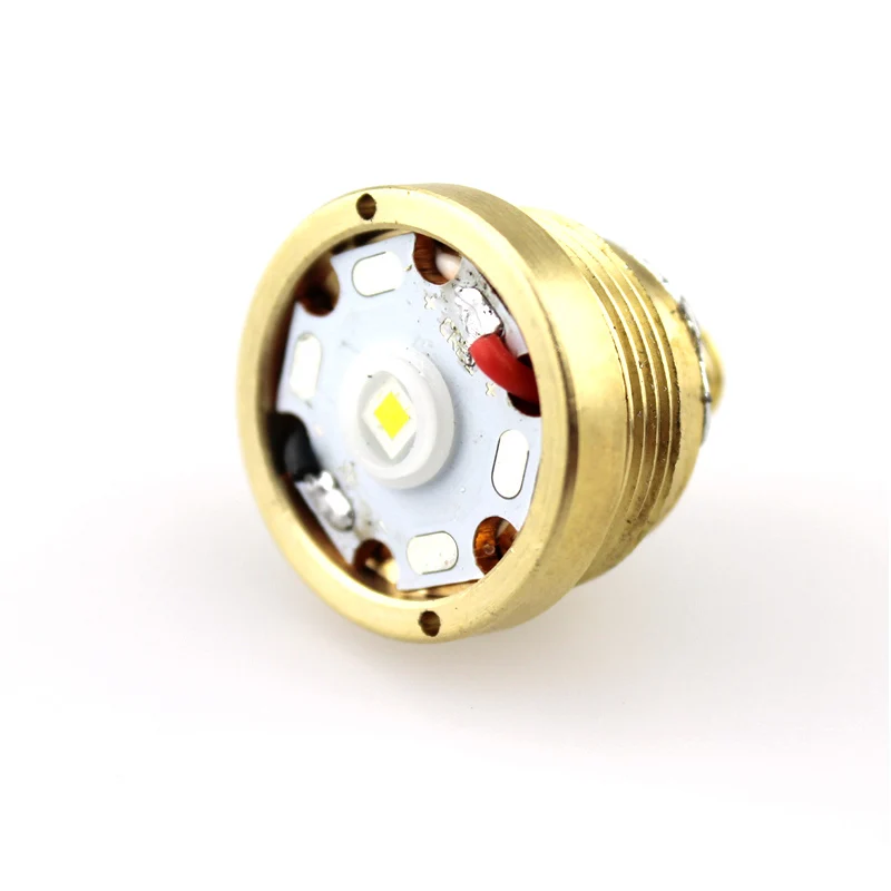 CREE XP L HI V3 1600lm 10x7135 Driver Brass Base LED Drop in для фонарика C8|Портативные осветительные