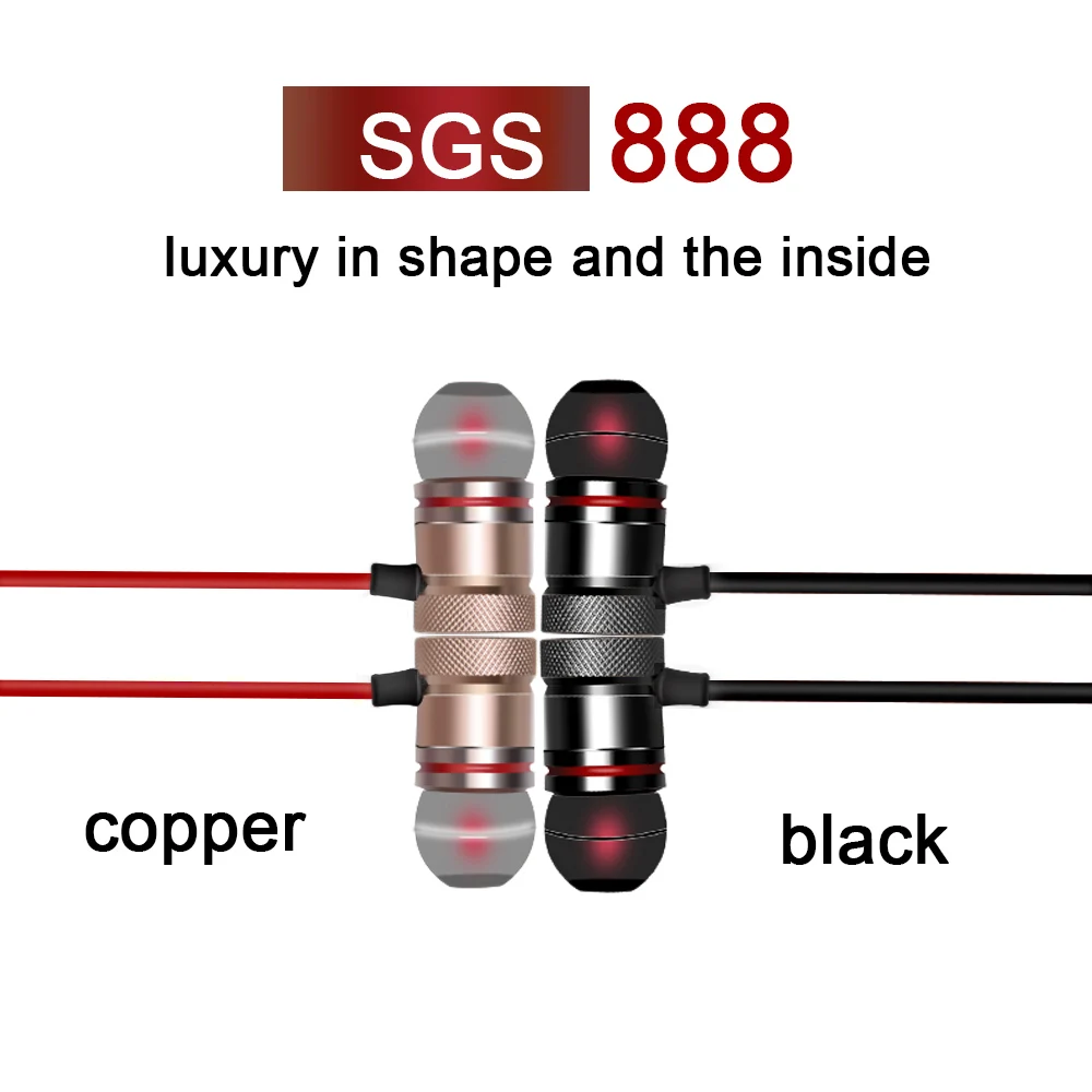 Высокое качество SGA Беспроводной Bluetooth Наушники Беспроводные спортивные