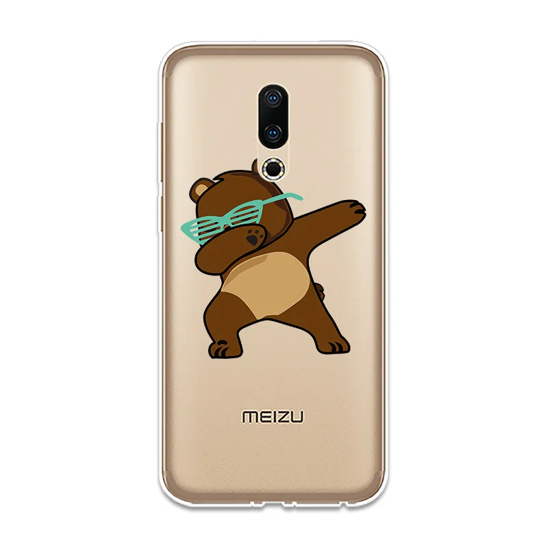 Funny Pose Silicone Phone Case Couqe Fundas For Meizu 15 16 Lite Plus 16X Note 8 Pro 6 7 X8 U10 U20 Shell Soft Cover |