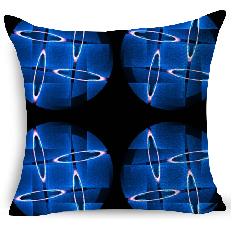 Новинка 2017 печати нескольких геометрический узор хлопок белье диванные подушки