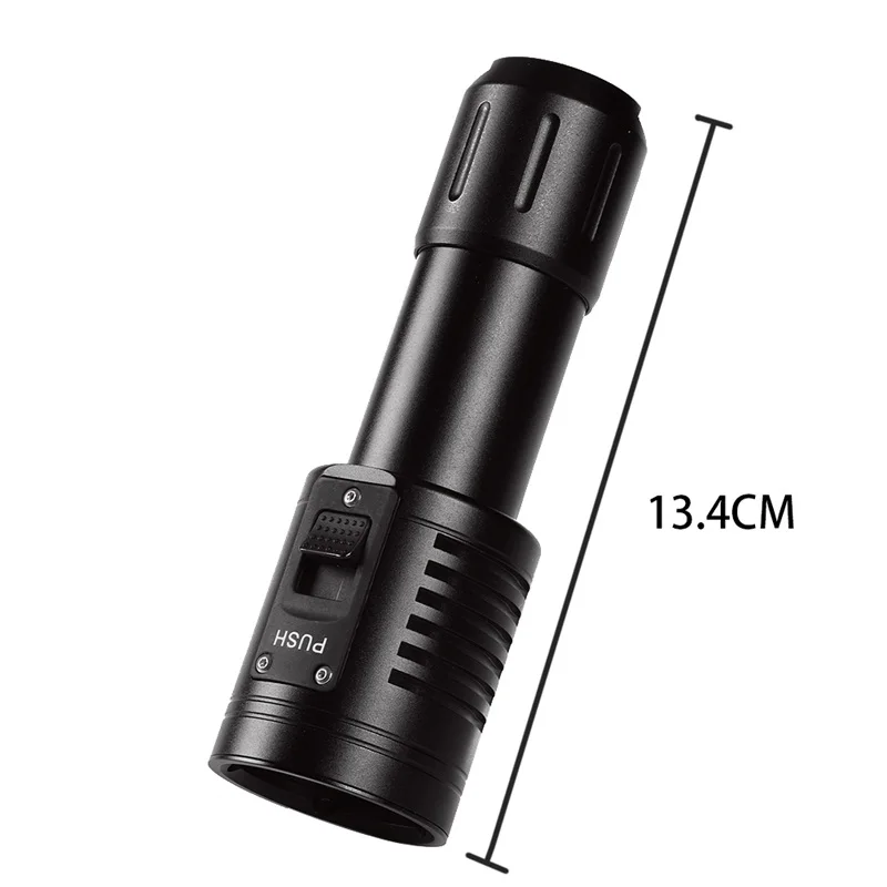 

LED Diving Flashlight Scuba Video Photography Waterproof Light Torch Dive Underwater Lamp For 18650/ 26650 Battery White Red