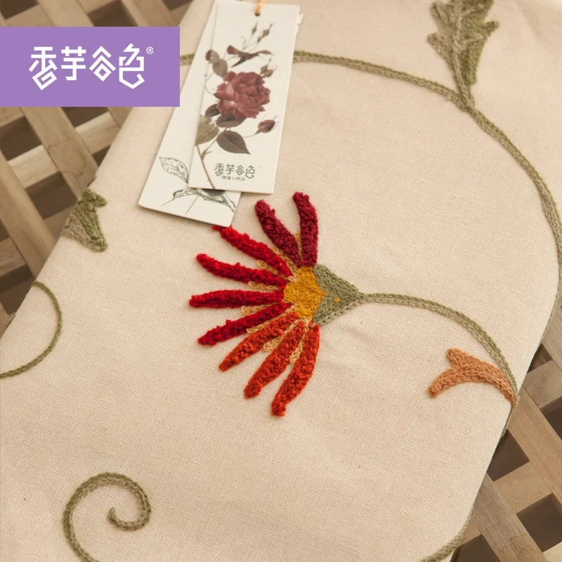 Китайский ручной работы вышитые скатерть высокое Качественный хлопок Скатерть