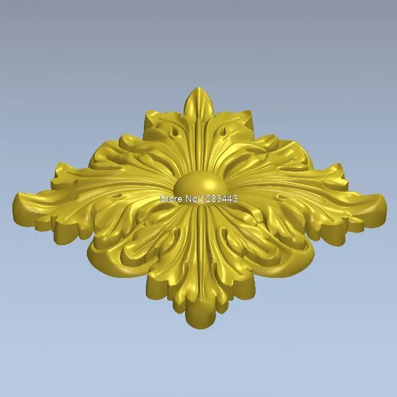 3d модель высокого качества рельеф для ЧПУ или 3D-принтеров в формате STL rosette_74 |