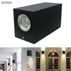 Квадратный светодиодный настенный светильник 6 Вт, настенный светильник для помещений, лестницы, светильник, прикроватный светильник для спальни, гостиной, дома, прихожей, лофт, вниз, лампада