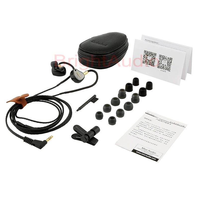 Гибридные Hi Fi наушники JABEN Oriolus Forsteni 2B + 1D IEM со съемным кабелем 2Pin/0 78 мм Knowles 30017 шт. PK
