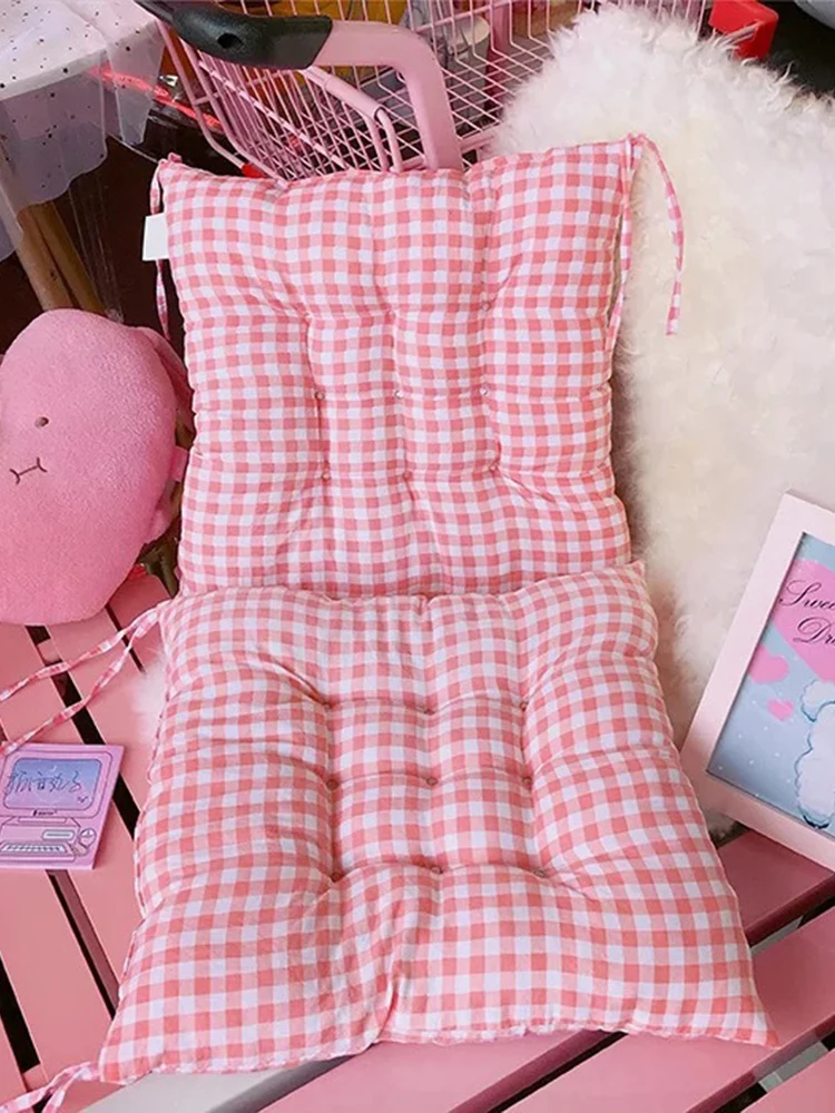 Розовый офисный стул коврик зима утолщение мягкая подушка подушки кресла