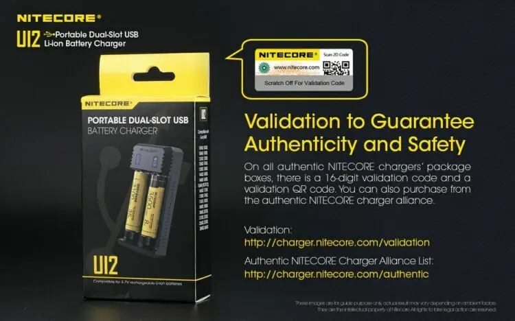 NITECORE UI1 UI2 Портативный USB Li-Ion Батарея Зарядное устройство совместимо с 26650 20700 21700 18650 16340 14500 Батарея