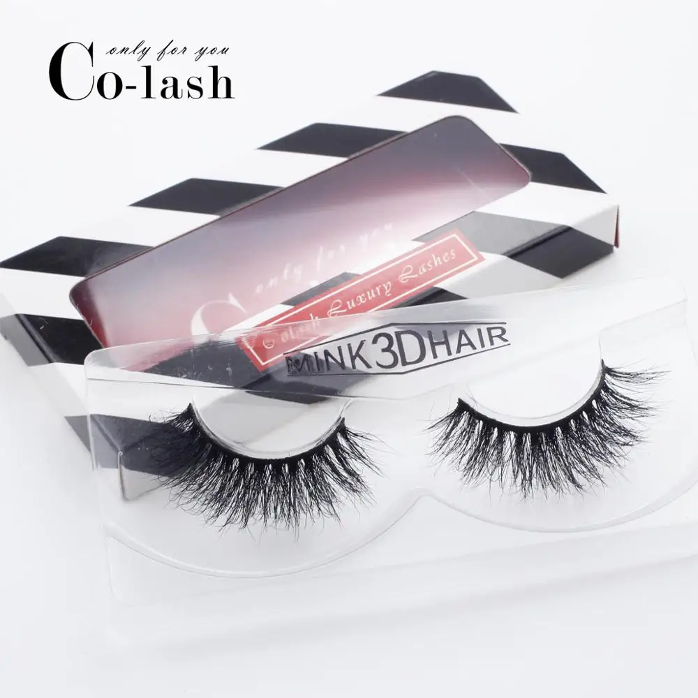 

Colash 3D 1 pair Mink Eyelashes extension make up natural Long false eyelashes real mink eye Lashes mink Makeup wholesale Lashes