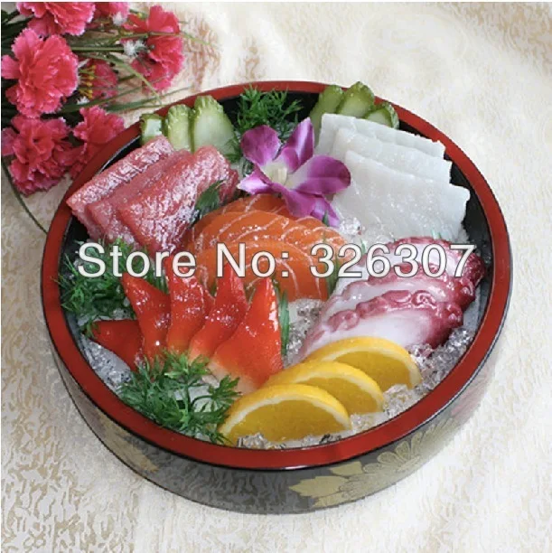 

Small deep dish Japanese food model food mould customize sashimi dishes simulation model mold fake sample dishes Japan sushi