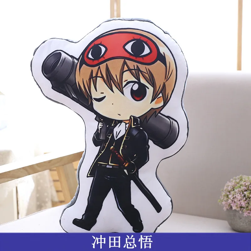 Подушка для косплея GINTAMA аниме Саката гинтоки Окита Sougo Hijikata Toushirou фигурка