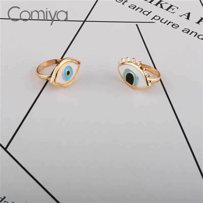 Comiya сплав золотого цвета Bague Homme ювелирные изделия Большой эмаль подарок Анель