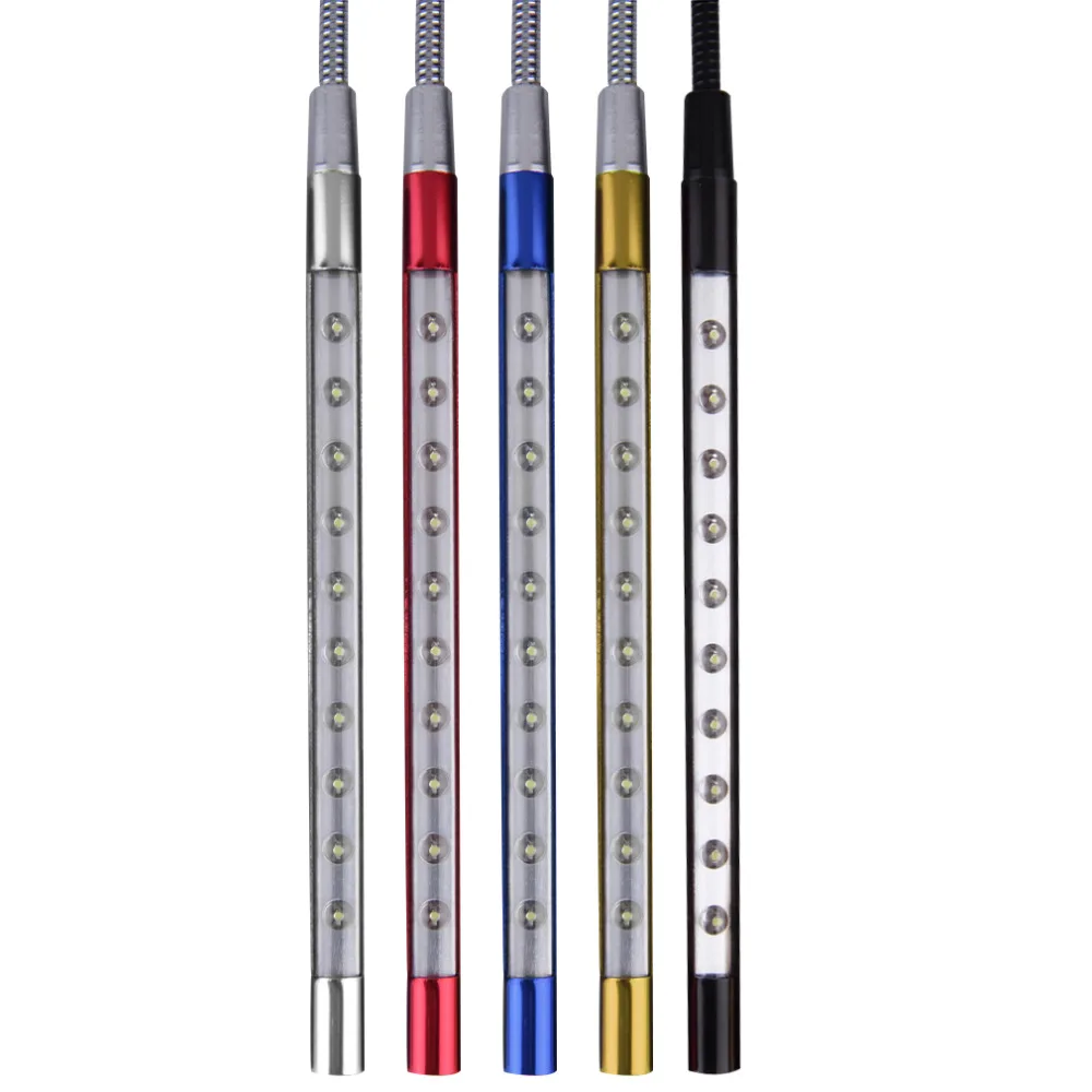 Продукт Мини Портативный Гибкий 10 светодиодов USB свет компьютер лампа для чтения