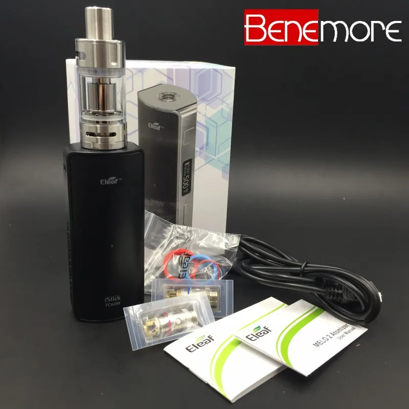 Eleaf istick TC 60 Вт starter kit электронная сигарета моды VAPE поле mod с Melo 2 Танк против eleaf 30 50