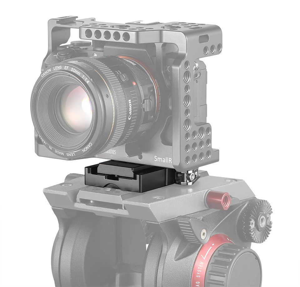 SmallRig быстросъемный зажим и пластина(для Arca Swiss) с 1/4 3/8 резьбовыми отверстиями для головки штатива прикрепить 2144