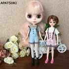 Джинсы 1:6, Повседневная Одежда для кукол блайз, брюки на подтяжках или футболка для кукол блайз, аксессуары для кукол Licca 16