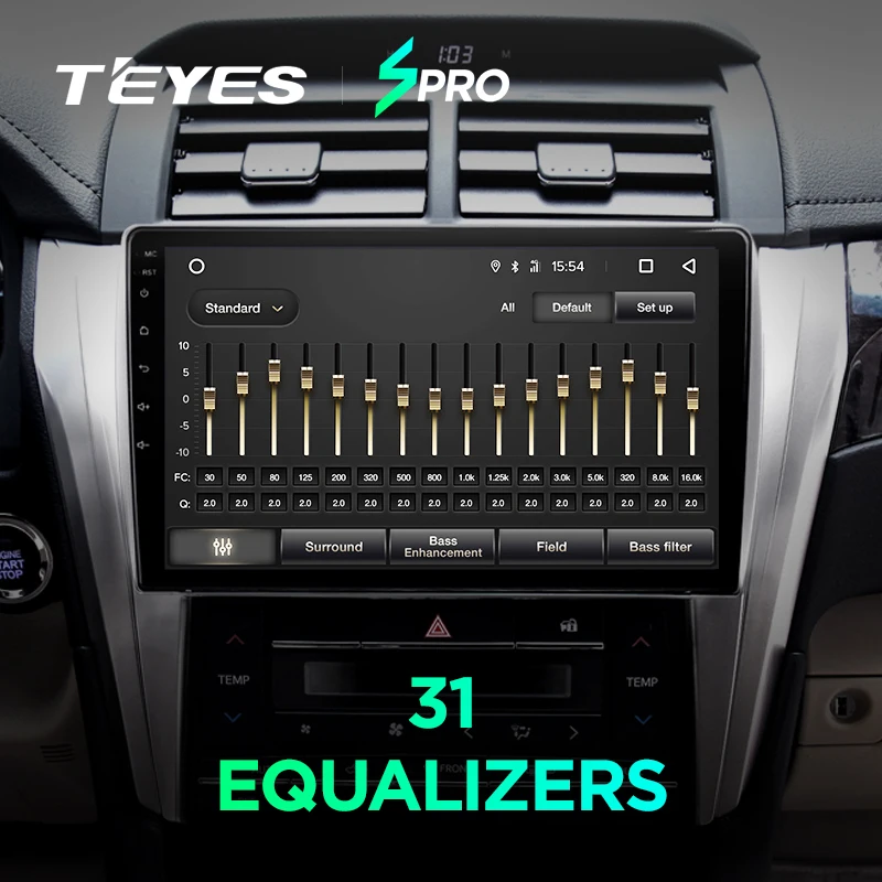 TEYES SPRO Штатное Головное устройство For Toyota Camry- GPS Android 8.1 aвтомагнитола магнитола автомагнитолы Андроид для Камри 8.2 поколение XV50 аксессуары штатная магнитола автомобильная мультимедиа