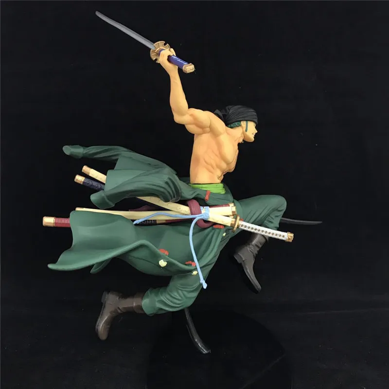 Ророноа Зоро прыгающий тройной нож. ПВХ фигурки героев 3D2Y Ronoa Zoro Ghost Cut Luffy Sanji