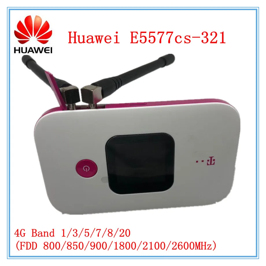 Разблокированный Huawei E5577 4G LTE E5577cs-321 (плюс пара антенн) Мобильная точка доступа