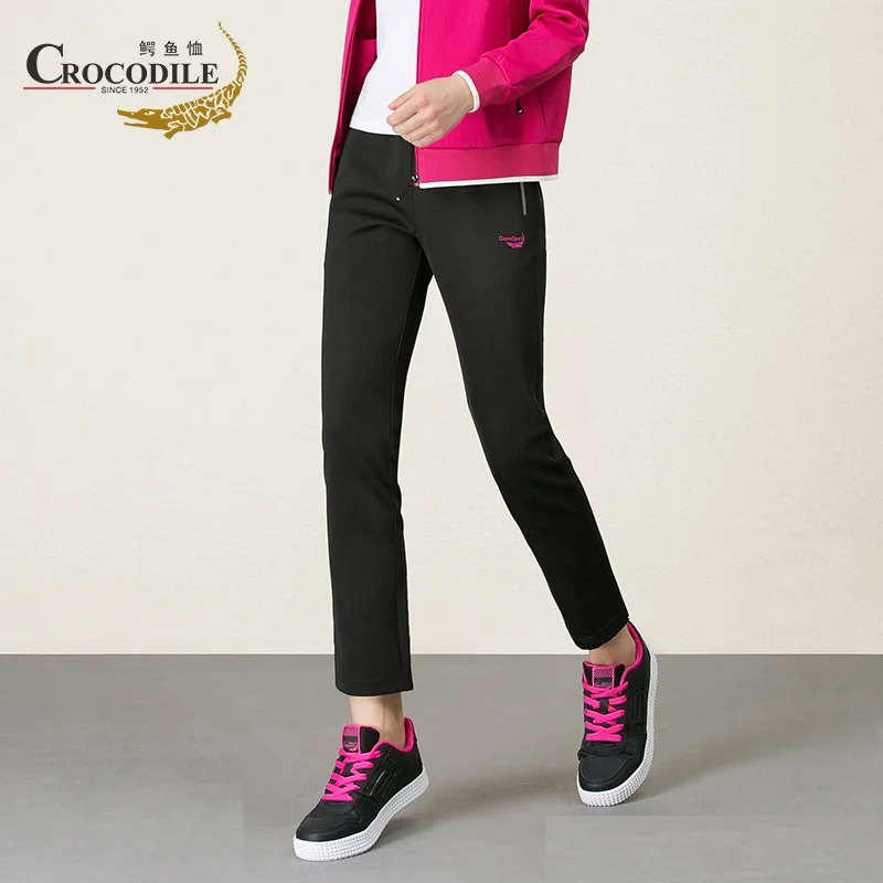 Crocosport Оригинал 3xl новые женские спортивные брюки Femme Длинные повседневные
