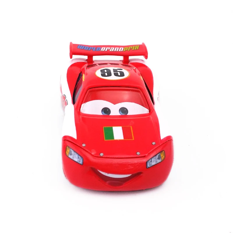 Disney Pixar Cars No.95 Молния Маккуин Италия узор 1:55 литья под давлением металлическая