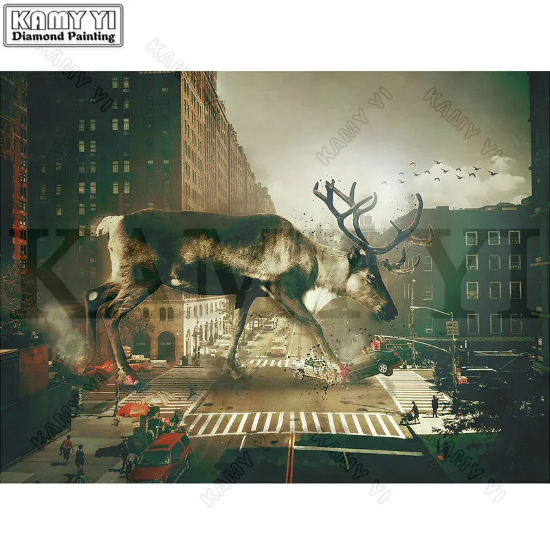 Полноразмерная/круглая Алмазная 5D картина сделай сам с квадратными/круглыми