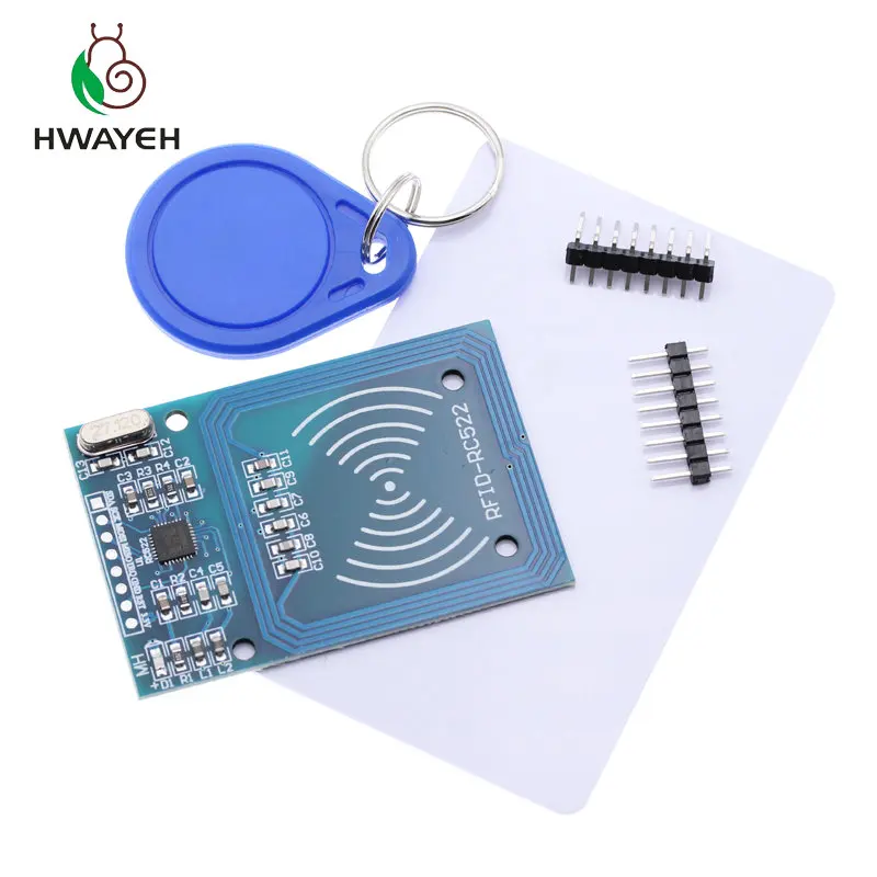 RFID модуль RC522 наборы S50 13,56 МГц 6 см с тегами SPI записи и чтения для arduino uno 2560