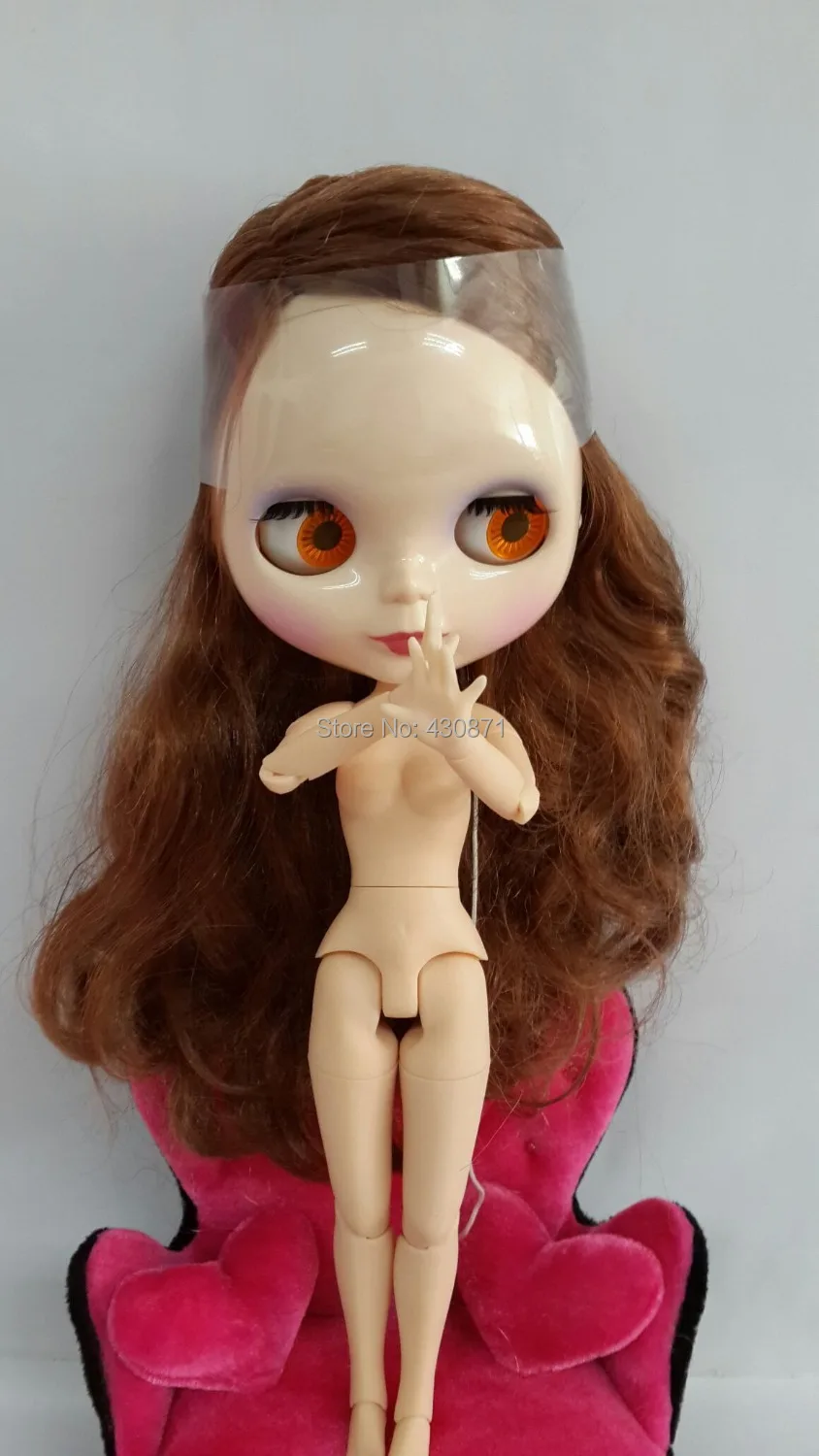 Коричневая кукла для волос с шарнирным телом Blyth | Игрушки и хобби