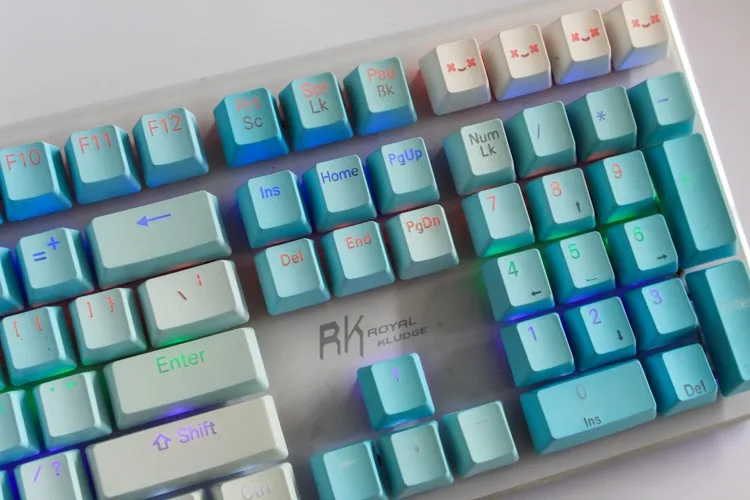 MP 104/108 клавиши PBT двойной цвет Радуга инъекции колпачки OEM высота для Cherry MX переключатели Механическая игровая клавиатура колпачки