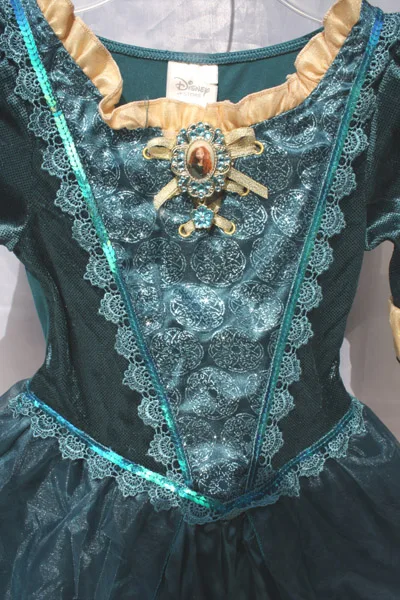 Новый праздничный костюм на Хэллоуин нарядный смелая Принцесса Мерида платье