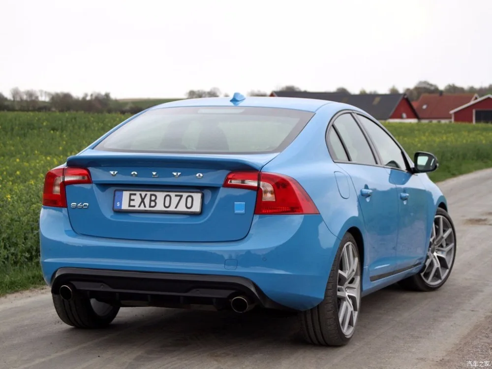 Для Volvo S60 2012- ABS спойлер из материала высокого качества любого цвета или грунтовки заднего крыла автомобиля декоративное озеленение спойлер