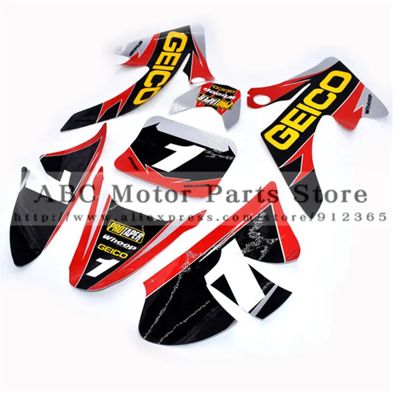 3 м клейкие наклейки графическая наклейка для CRF 50 SSR XR50 Kayo KR110 YY70 грязная яма