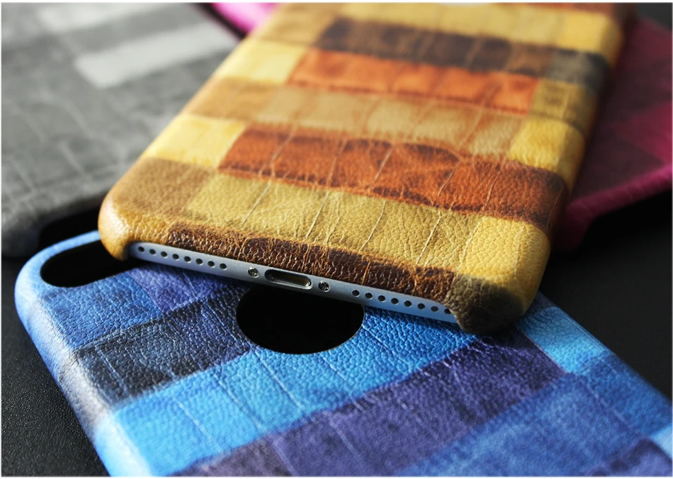 Clearance British style crocodile print Leathe Phone Cases For iphone 6 6s 7 8 Plus case Back Covers Iphone Shell |