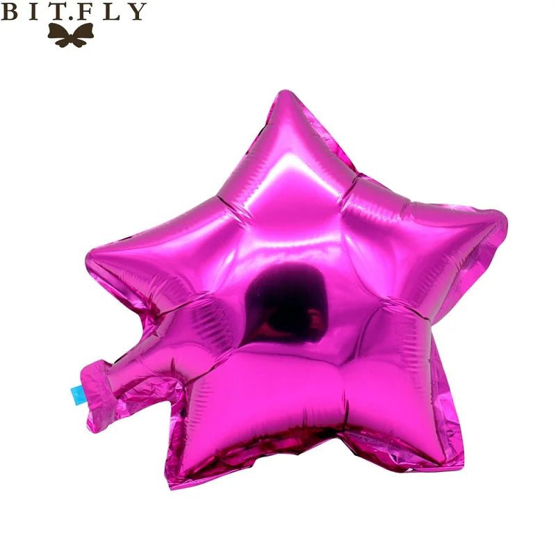 5 шт. 10 дюймовые стеклянные шары с пятиконечными звездами|party decoration gold|party