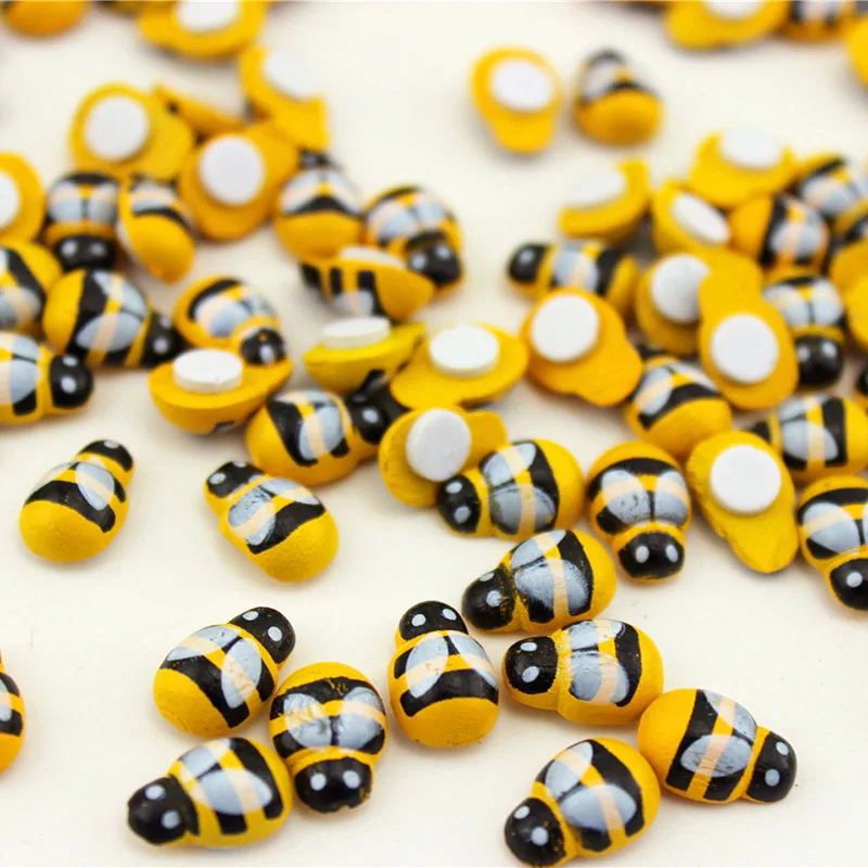 100 шт./компл. наклейки в виде мини Bee Φ Box блокноте 3D на холодильник детские игрушки|