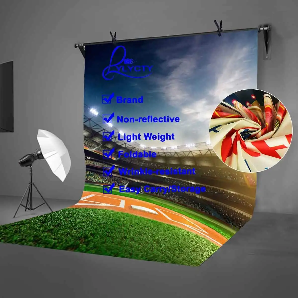 5x7ft Football Field Backdrop Crowded Crowd Sports Series Photography Background and Studio | Электроника