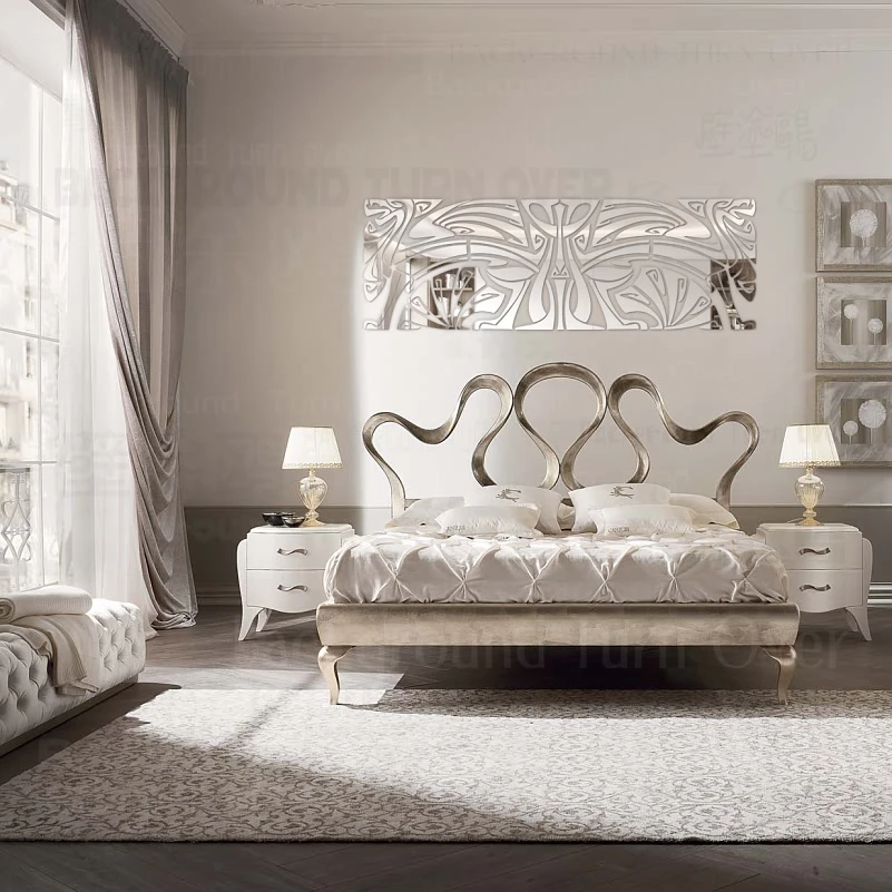 Зеркальные настенные наклейки декоративные для комнаты тигр древний Китай