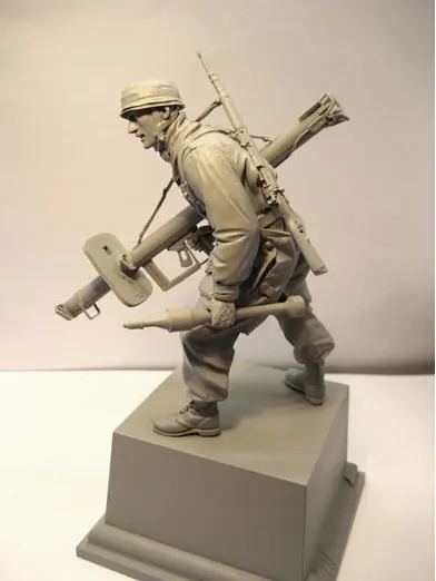 Коллекция 1/16 года Fallschirmjager с Panzerschreck Нормандия 1944 фигурка солдатиков из смолы GK