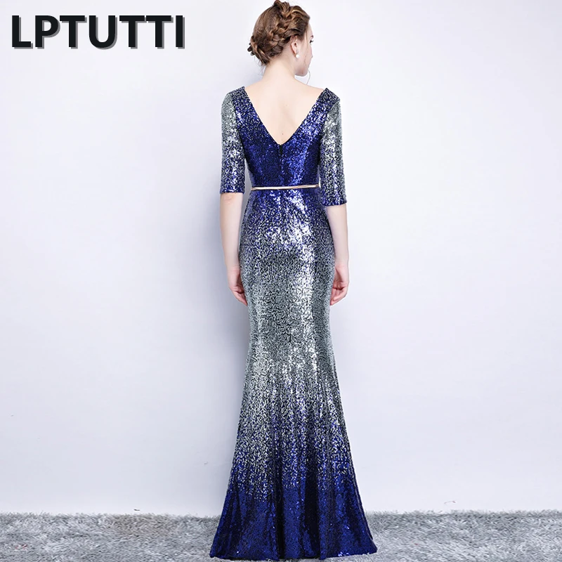 LPTUTTI блесток градиент Gratuating новый для женщин Элегантный Дата церемонии Выходные