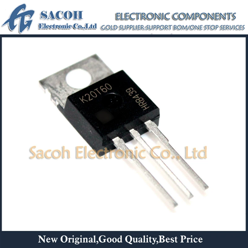 

New Original 10PCS/Lot IKP20N60T K20T60 OR IKP20N60 K20N60 20N60 TO-220 20A 600V Power IGBT Transistor