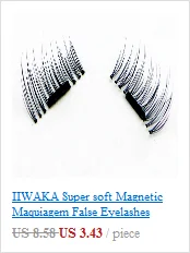 IIWAKA Lash дизайн 1 чехол все размеры C D накладные ресницы для наращивания накладные норковые Черные Накладные ресницы