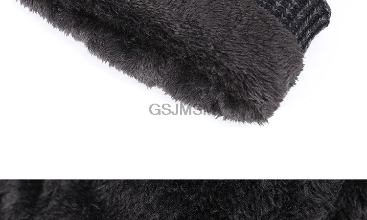 Winter Men's Knitted Cotton Warm and Comfortable New Fashion Women's Universal Ski Mask Hat Scarf Skull Cap for Men Beanies bone