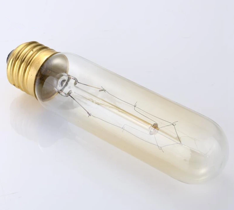 Ретро Edison лампы накаливания Винтаж огни 60 W 220 V Ретро Эдисон украшения искусства ST64 лампочки E27 декоративные лампы