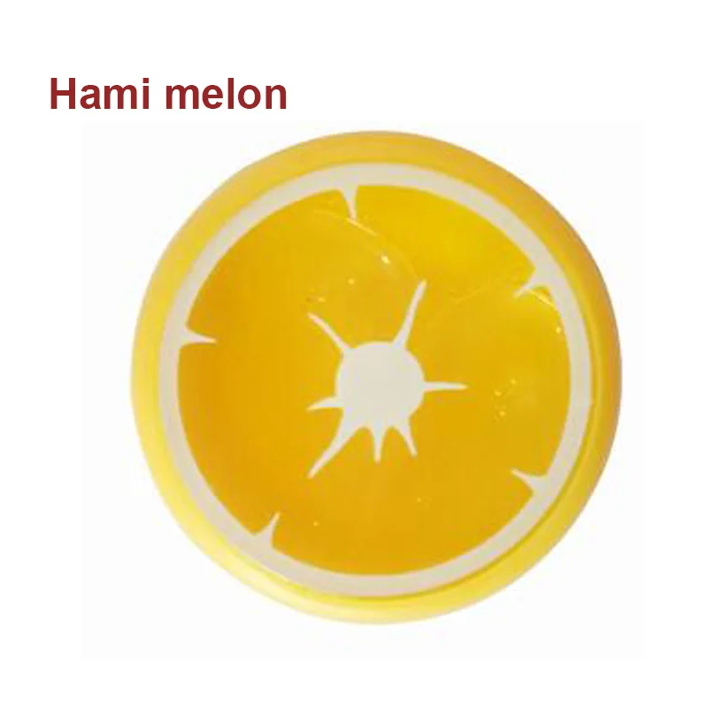 Hami melon Фруктовый Слизью Игрушка Магнитная Полимерная глина цвет кристалл слизью грязь прозрачная для детей Интеллектуальный ручной Пластилин грязи пластилин - Цвет: Hami melon