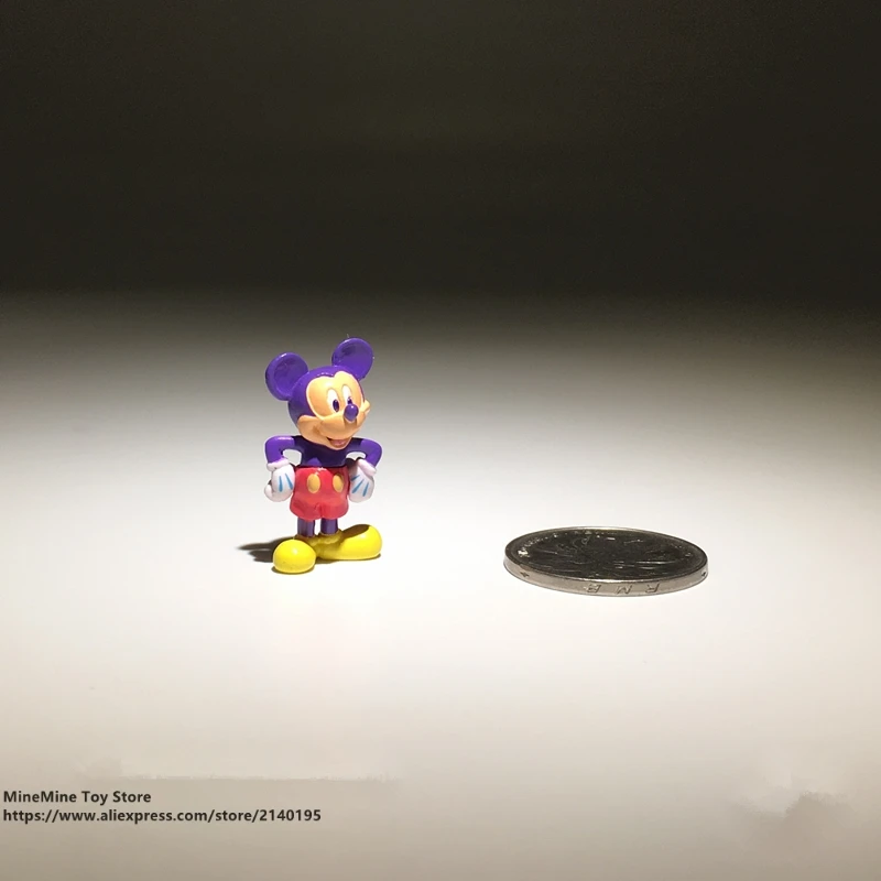 Дисней Микки Маус Мини кукла 3 см фигурка осанка коллекция украшений аниме