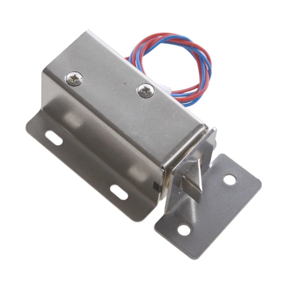 12V 24V Универсальный двери шкафа Электрический замок язык правый руль сборки