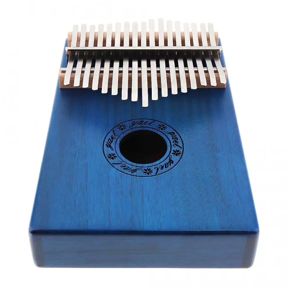 17 клавиш Kalimba Одиночная доска красное дерево большой палец пианино Mbira