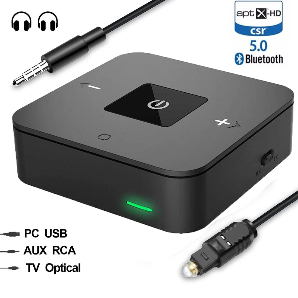 Мини Bluetooth 5,0 CSR8675 Aptx HD низкая задержка оптический SPDIF передатчик приемник RCA Aux 3,5 мм беспроводной аудио Музыка ТВ адаптер