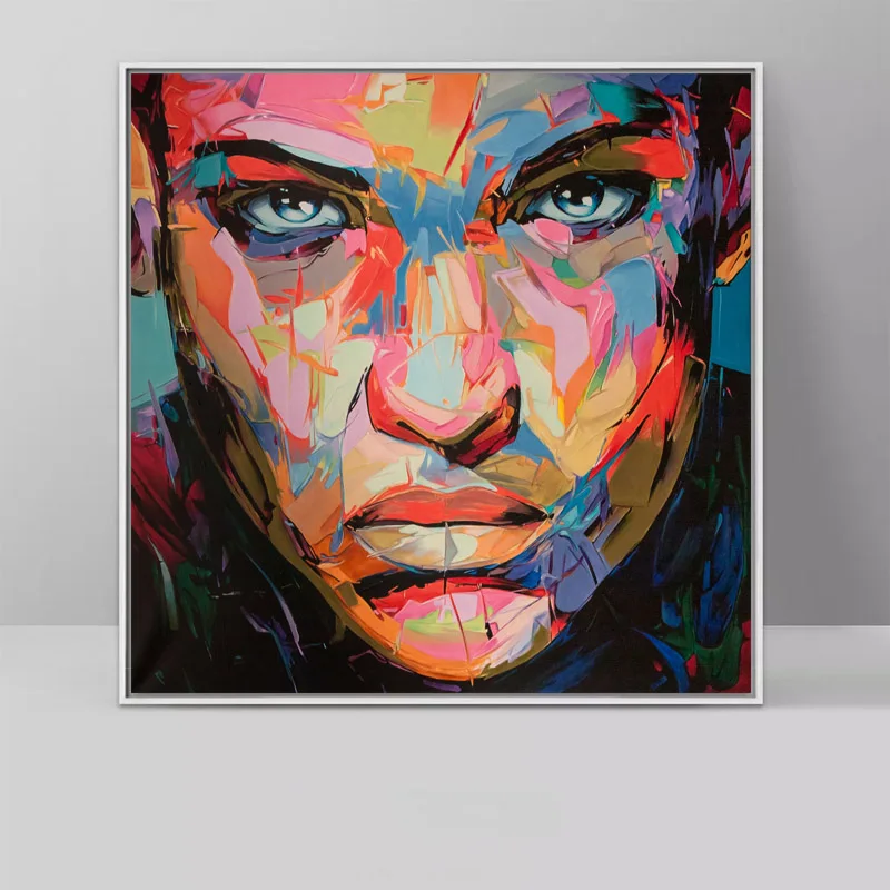 Nielly Francoise художественная работа украшение на стену картина маслом портрет лицо