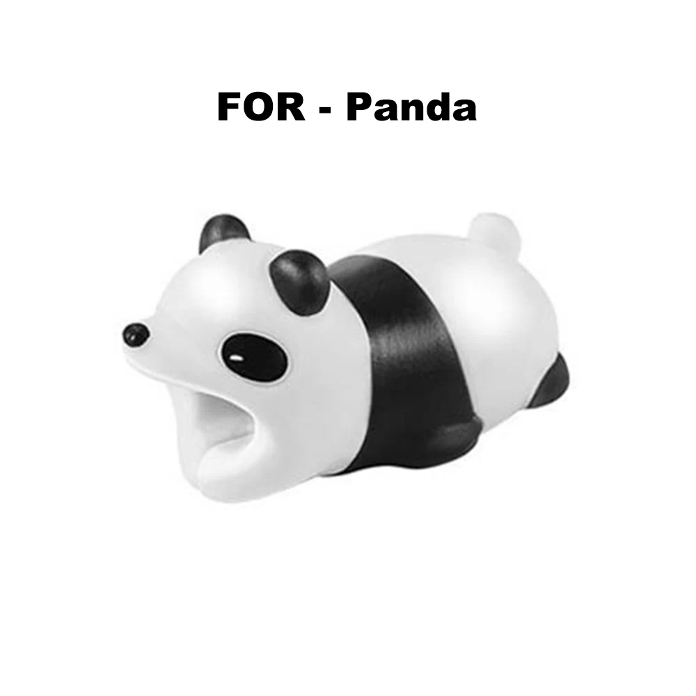 Оранжевый 1 шт мультфильм кабель Winder Bite USB зарядное устройство данных протектор сердцевины кабеля зарядный кабель крышка милое животное для iPhone для samsung - Цвет: Оранжевый